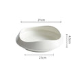 Axyaa Ceramic Main Dish Plate for Hotel and Home - Stylish Tableware for Dining