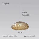 Nordic Glass Chandelier Light | Axyaa LED Pendant Lamp for Kitchen, Bedroom, Living & Dining Room