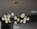 Axyaa Modern LED Pendant Chandeliers for Living Room Staircase Lighting