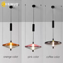 Axyaa UFO Spaceship Pendant Light with LED Glass Shade for Dining Room & Living Room