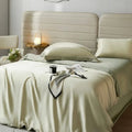 Axyaa Soft Lyocell Bedding Set with Duvet Cover, Sheet & Pillowcases