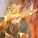 Axyaa LED Garland Light String Leaves Style for Christmas Valentine's Day Decor