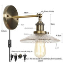 Axyaa Industrial Loft LED Wall Lights for Coffee Porch Bathroom Mirror Stairs Bedroom
