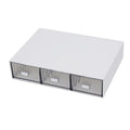Axyaa Acrylic Pen Holder & Desk Organizer with Drawers - Transparent Makeup Storage Box
