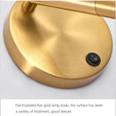 Axyaa Nordic Rotating Wall Lamp Sconce, Modern Minimalist Reading Light, 3W, Black Brass