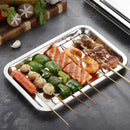 Axyaa Stainless Steel Kitchen Storage Tray for Food Organization