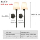 Axyaa RGB LED Wall Lamp 1200mA 40*16cm Portable Interior Luminaire for Bedroom & Hallway