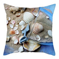 Natural Coastal Starfish Ocean Print Pillow Cover for Axyaa Home Décor