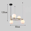Axyaa Modern LED Chandeliers: Stylish Pendant Lights for Living and Dining Rooms