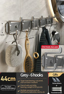 Axyaa Wall Hooks Storage Organizer for Coats, Hats, and Kitchen Utensils