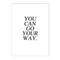 Nordic Motivation Quote Canvas Print Typography Poster for Home Decor by Axyaa