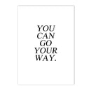 Nordic Motivation Quote Canvas Print Typography Poster for Home Decor by Axyaa