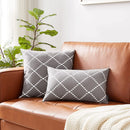 Velvet Geometric Cushion Cover for Sofa Nordic Decor by Axyaa