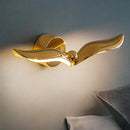 Axya Nordic Seagull LED Wall Lamp for Bedroom Vanity and Indoor Lighting