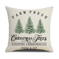 Axyaa Christmas Pine Branch Wreath Pillowcases 45x45 cm