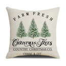 Axyaa Christmas Pine Branch Wreath Pillowcases 45x45 cm