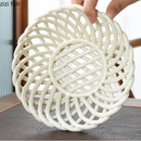 Axya Ceramic Fruit Plate & Snack Basket Set