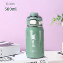 Axyaa Stainless Steel Insulated Straw Cup – Large Capacity Dual Drinking Cup