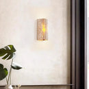 Axyaa Wabi Sabi Stone Wall Light: Elegant Home Bedside Decor Lamp for Living Room