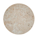 Axyaa Yellow Travertine Round LED Wall Lamp for Japanese Style Bedroom