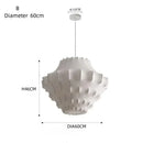 Axyaa Silk Designer Pendant Lamp Kitchen Island LED Suspension Home Lighting