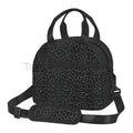Axyaa Leopard Print Insulated Lunch Bag with Adjustable Strap for Women