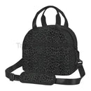 Axyaa Leopard Print Insulated Lunch Bag with Adjustable Strap for Women