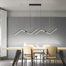 Axyaa Modern Gold/Black LED Chandelier for Dining Kitchen Bar Shop - AC100-240V