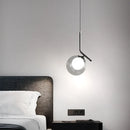 Axyaa Modern Black LED Pendant Chandelier for Bedroom and Living Room