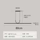 Axyaa LED Black Ceiling Chandelier for Kitchen Island Dining Room Lighting Fixture