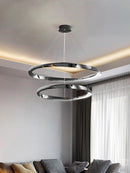 Axyaa Modern Minimalist Circle Combination Italian Chandelier
