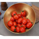 Axyaa Golden Stainless Steel Salad Bowls - Large Korean Kitchen Tableware