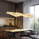 Axyaa Crystal Chandelier LED Ceiling Lamp Indoor Hanging Lights