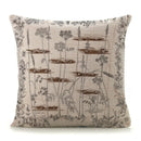 Luxury Abstract Art Pattern Pillow Cover by Axyaa - 45x45cm
