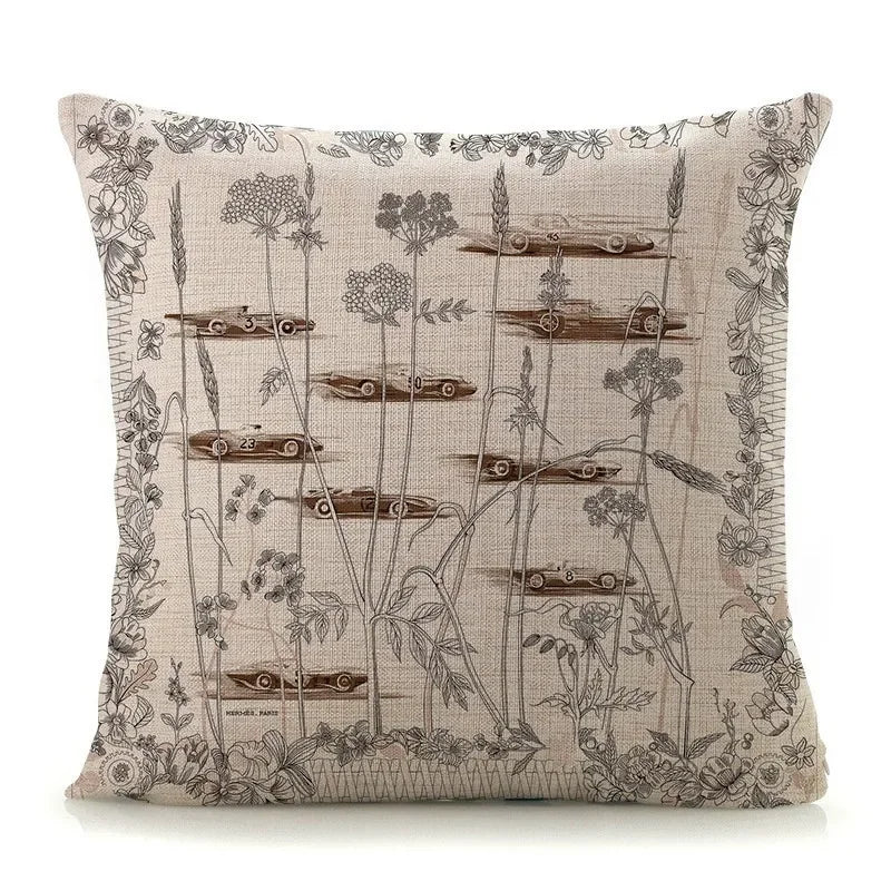 Luxury Abstract Art Pattern Pillow Cover by Axyaa - 45x45cm