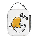 Axyaa Insulated Gudetama Cartoon Eggs Lunch Bag, Portable Thermal Cooler Box for Picnic
