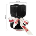 Axyaa Ceramic Flower Bouquet Vase Desk Decoration for Room Aesthetic Decor