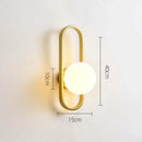 Axyaa Luxury LED Wall Lamp for Living Room Bedroom Decor - 12W