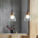 Axyaa Retro Glass Pendant Light for Dining Table Bar Counter Bedroom décor