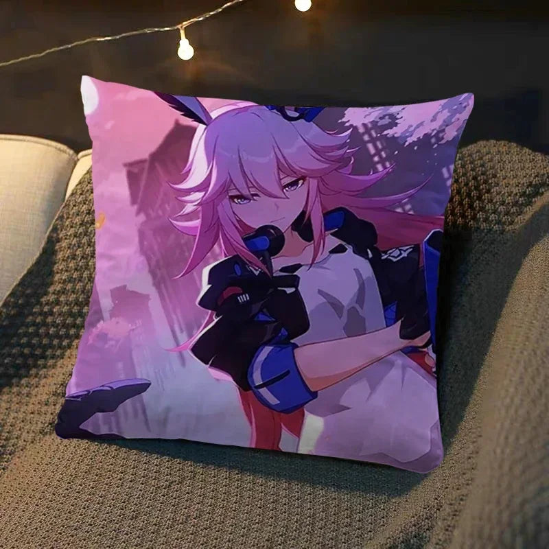 Axyaa Star Rail Square Cushion Cover - Luxury Sofa Decor & Wedding Gift