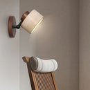 Axyaa Vintage Yellow Stone Wall Light: Mid Ancient Style for Bedroom and Living Room