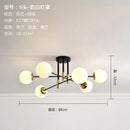 Axyaa Glass Ball Branch Chandeliers - Nordic Light Postmodern Luxury LED Pendant Lights