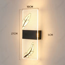 Axyaa LED Acrylic Wall Lamp: Modern Decorative Lighting for Bedroom, Corridor, Staircase