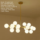 Axyaa Glass Pendant Light LED Modern Lamp for Bedroom Kitchen Dining Bar