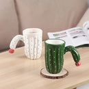 Cactus Ceramic Halloween Coffee Cups by Axyaa for Home & Office Gifts