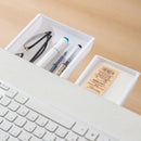 Under Desk Storage Box by Axyaa - Pull Out Table Shelf - Large Capacity Drawer
