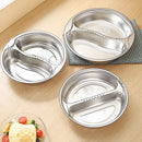 Axyaa Stainless Steel Steaming Plate with Handle for Rice Cooker and Household Steaming