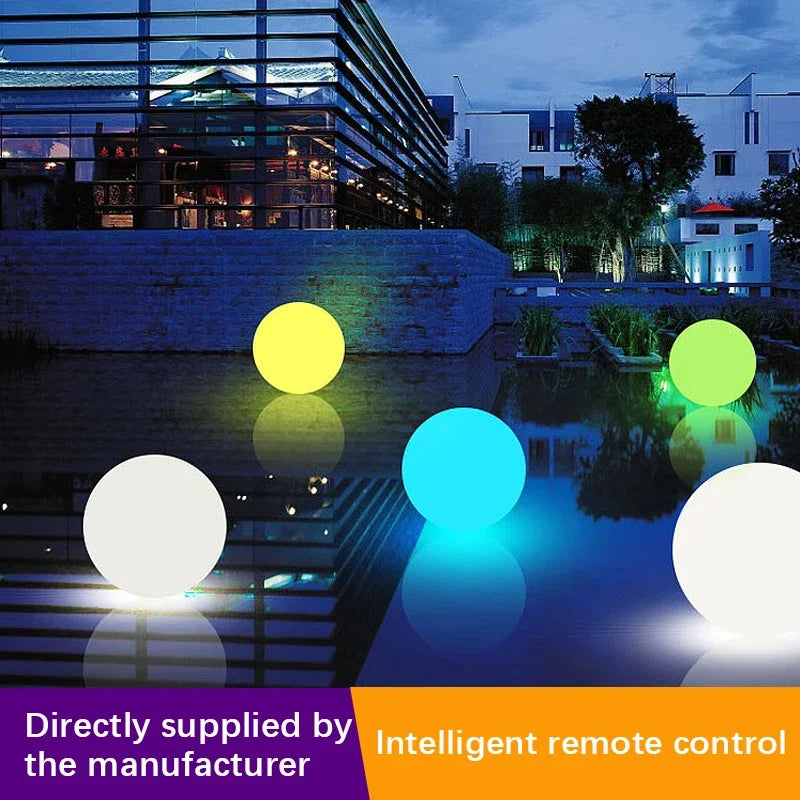Axyaa RGB Ball Light LED: Rechargeable Outdoor Landscape Lamp