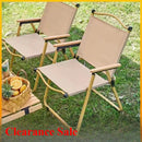 Axyaa Portable Beach Chair: Foldable Carbon Steel Outdoor Camping Stool