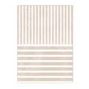 Bohemia Pink Beige Geometric Lines Art Print Wall Decor by Axyaa